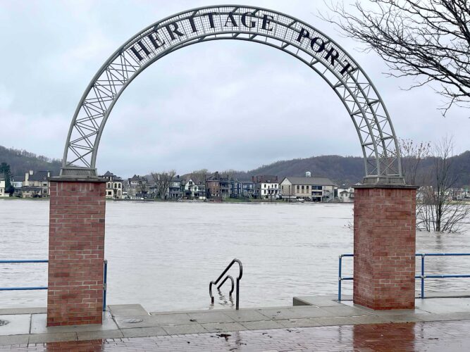 Ohio River Swells to 41.49 Feet, Highest Since 2005, Before Beginning Slow Retreat
